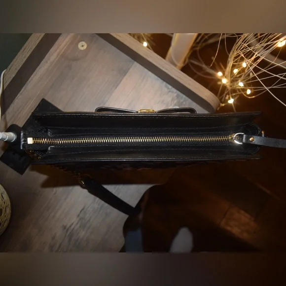 KATE SPADE floral bow chain link shoulder bag crossbody - Picture 5 of 5